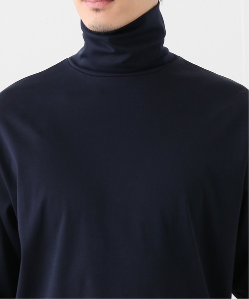 417 EDIFICE（フォーワンセブンエディフィス）の「ライトスムース タートルネックロングスリーブ（Tシャツ/カットソー・メンズ・ホワイト/ブラック/ベージュ/ネイビー・SMALL/MEDIUM/LARGE/X-LARGE）」の13枚目の写真