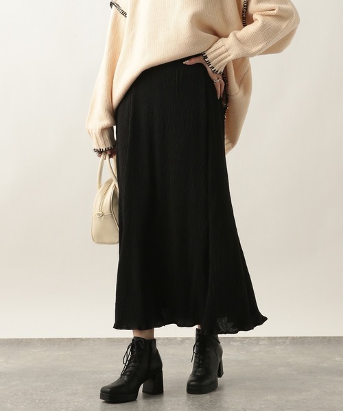 Heather（ヘザー）の「ハイウエストホソプリーツマーメイドスカート