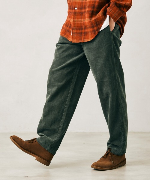 JOURNAL STANDARD relume（ジャーナルスタンダード　レリューム）の「CALIFORNIA コーデュロイパンツ（その他パンツ・メンズ・ブラウン/グレー/サックスブルー/グリーン・SMALL/MEDIUM/LARGE/X-LARGE）」の16枚目の写真
