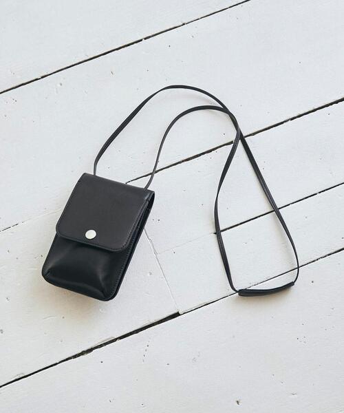 coen(コーエン)の「マルチミニショルダーバッグ(ショルダーバッグ・レディース・ブラック/オフホワイト・FREE)」の2枚目の写真