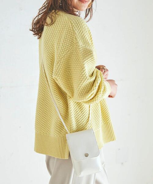 coen(コーエン)の「マルチミニショルダーバッグ(ショルダーバッグ・レディース・ブラック/オフホワイト・FREE)」の3枚目の写真