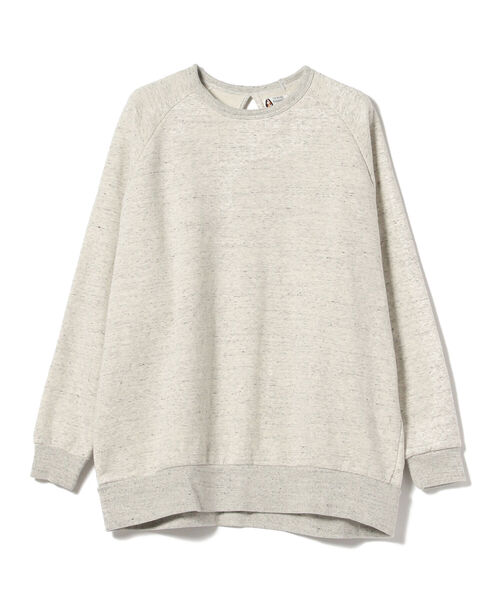 Ray BEAMS(レイビームス)の「PENNEY'S × Ray BEAMS / 別注 バックオープン スウェット(スウェット・レディース・ネイビー/オフホワイト・ONE SIZE)」の9枚目の写真