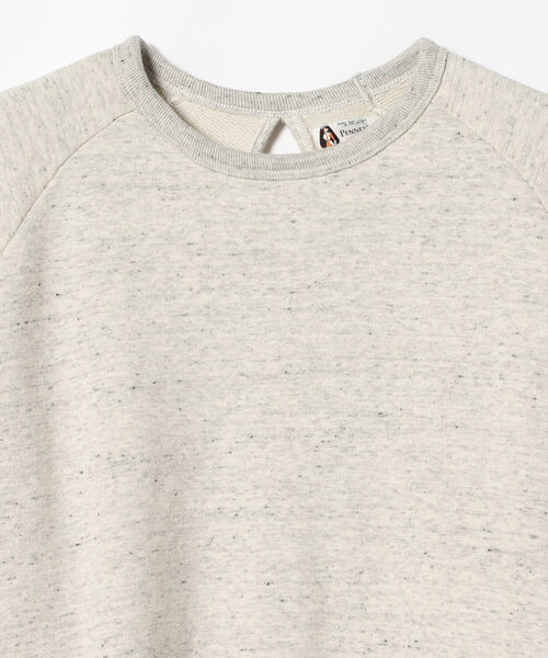 Ray BEAMS(レイビームス)の「PENNEY'S × Ray BEAMS / 別注 バックオープン スウェット(スウェット・レディース・ネイビー/オフホワイト・ONE SIZE)」の10枚目の写真