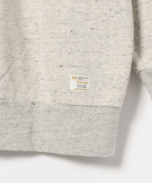 Ray BEAMS(レイビームス)の「PENNEY'S × Ray BEAMS / 別注 バックオープン スウェット(スウェット・レディース・ネイビー/オフホワイト・ONE SIZE)」の12枚目の写真