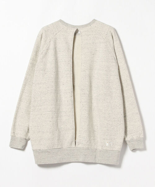 Ray BEAMS(レイビームス)の「PENNEY'S × Ray BEAMS / 別注 バックオープン スウェット(スウェット・レディース・ネイビー/オフホワイト・ONE SIZE)」の11枚目の写真