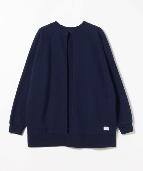 Ray BEAMS(レイビームス)の「PENNEY'S × Ray BEAMS / 別注 バックオープン スウェット(スウェット・レディース・ネイビー/オフホワイト・ONE SIZE)」の19枚目の写真
