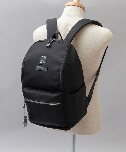 moz（モズ）の「moz / モズ / シワ加工ナイロン / DAILYシリーズ / バックパック / リュック / 大きめ / 大容量 / ZZNL-06（バックパック/リュック・レディース・ブラック・FREE）」の5枚目の写真