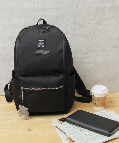 moz（モズ）の「moz / モズ / シワ加工ナイロン / DAILYシリーズ / バックパック / リュック / 大きめ / 大容量 / ZZNL-06（バックパック/リュック・レディース・ブラック・FREE）」の2枚目の写真