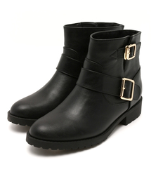 Heather | エンジニアショートブーツ  557894(ブーツ)