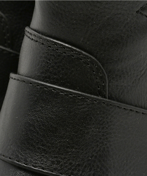 Heather（ヘザー）の「エンジニアショートブーツ  557894（ブーツ・レディース・ブラック/ベージュ・MEDIUM/LARGE）」の11枚目の写真