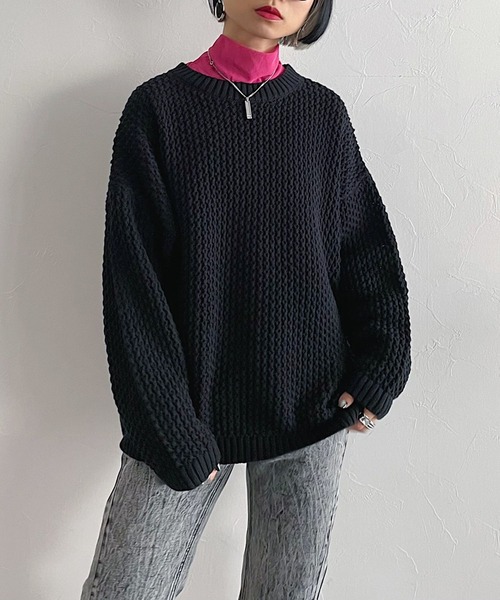 PAGEBOY（ページボーイ）の「リングアミルーズニット（ニット/セーター・レディース・ブラック/オフホワイト/ブルー/ベージュ系その他・FREE）」の18枚目の写真