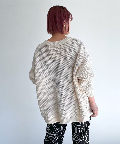 PAGEBOY（ページボーイ）の「リングアミルーズニット（ニット/セーター・レディース・ブラック/オフホワイト/ブルー/ベージュ系その他・FREE）」の15枚目の写真