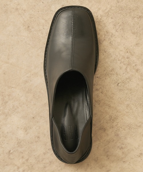 Lui's(ルイス)の「センターステッチ2WAYシューズ(パンプス・レディース・ブラック・23.5cm/24.5cm)」の4枚目の写真