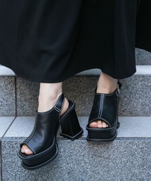 HARE | ステッチチャンキーサンダル(HARE)(サンダル)