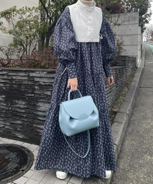 PERNA（ペルナ）の「ドッキングフラワーワンピース（ワンピース）」 - WEAR