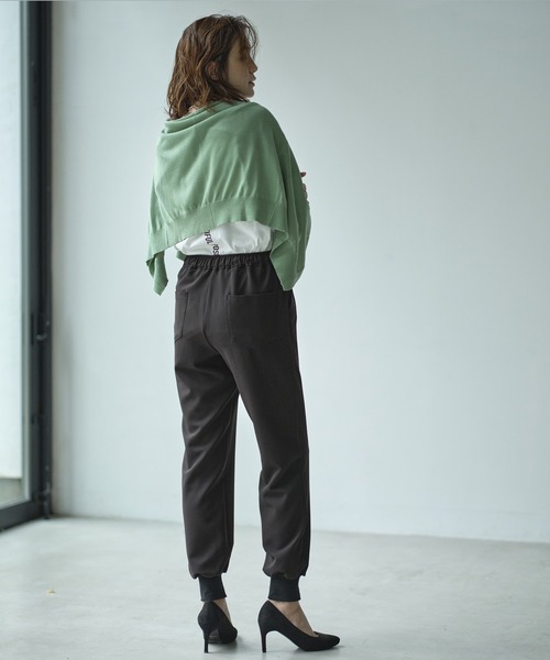 GeeRA（ジーラ）の「楽ちんストレッチきれい見えジョガーパンツ（その他パンツ・レディース・ブラック/ブルー/モカ・MEDIUM/LARGE/X-LARGE）」の15枚目の写真