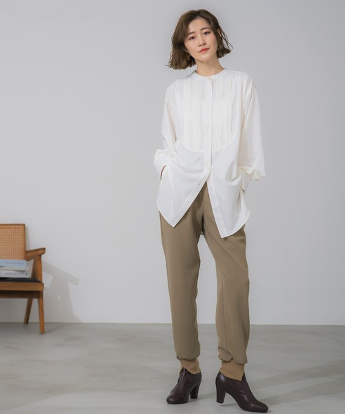 GeeRA（ジーラ）の「楽ちんストレッチきれい見えジョガーパンツ（その他パンツ・レディース・ブラック/ブルー/モカ・MEDIUM/LARGE/X-LARGE）」の14枚目の写真