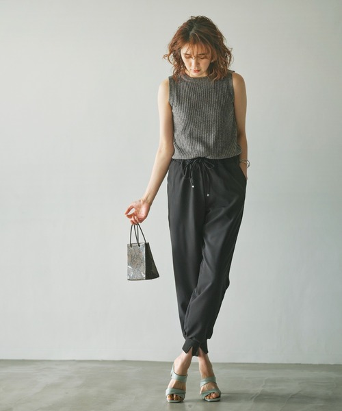 GeeRA（ジーラ）の「楽ちんストレッチきれい見えジョガーパンツ（その他パンツ・レディース・ブラック/ブルー/モカ・MEDIUM/LARGE/X-LARGE）」の20枚目の写真