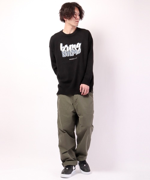 FUNALIVE（ファンアライブ）の「オーバーサイズ　ロゴニット（ニット/セーター・メンズ・ブラック/ホワイト・M/L）」の19枚目の写真