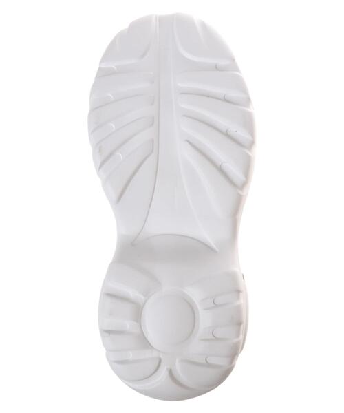 INGNI(イング)の「配色ボリュームソールスニーカー(スニーカー・レディース・ホワイト×グレー/ブラック×ホワイト・M/L)」の9枚目の写真