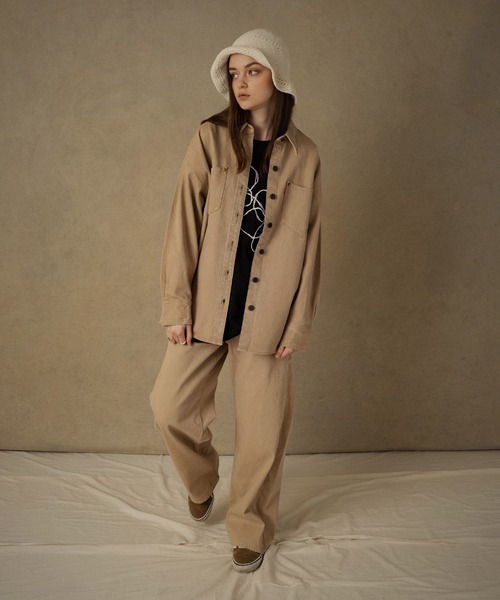 Levi's（リーバイス）の「Levi's(R) RED ユーティリティシャツ WANDERING TIME（シャツ/ブラウス・レディース・マルチ・S/XS/M）」の6枚目の写真