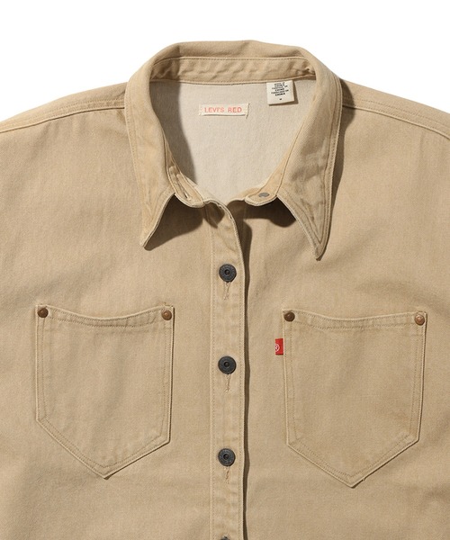 Levi's（リーバイス）の「Levi's(R) RED ユーティリティシャツ WANDERING TIME（シャツ/ブラウス・レディース・マルチ・S/XS/M）」の11枚目の写真