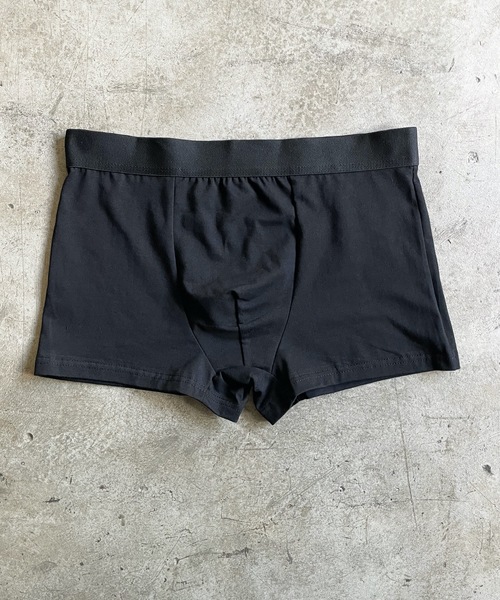 COMMON WARE（コモンウェアー）の「Chevalian：綿95% メンズボクサーパンツ  1枚（ボクサーパンツ・メンズ・チャコールグレー/ブラック/レッド・S/M/L/XL）」の2枚目の写真