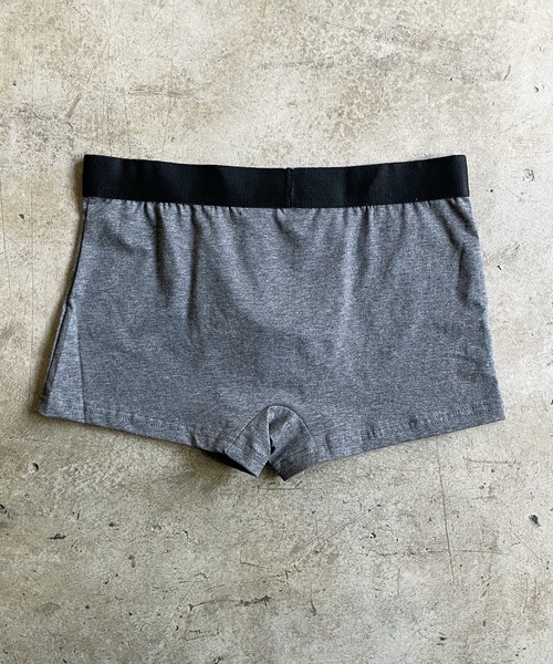 COMMON WARE（コモンウェアー）の「Chevalian：綿95% メンズボクサーパンツ  1枚（ボクサーパンツ・メンズ・チャコールグレー/ブラック/レッド・S/M/L/XL）」の10枚目の写真