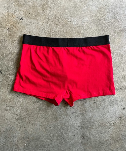 COMMON WARE（コモンウェアー）の「Chevalian：綿95% メンズボクサーパンツ  1枚（ボクサーパンツ・メンズ・チャコールグレー/ブラック/レッド・S/M/L/XL）」の12枚目の写真