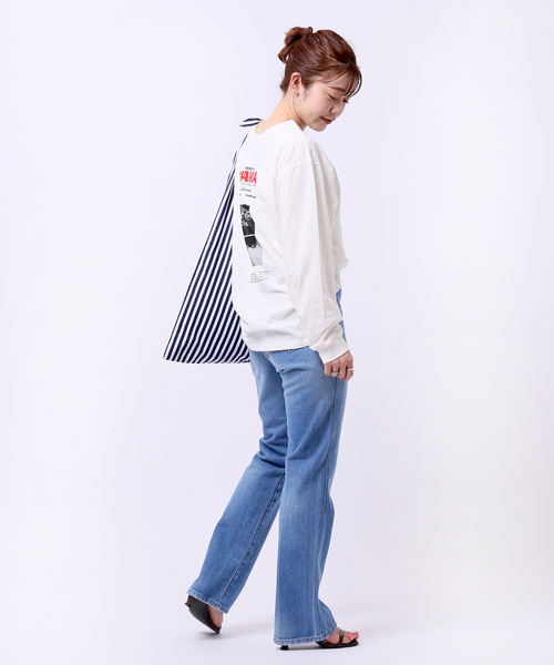 JOINT WORKS(ジョイントワークス)の「J-DRAMAロングスリーブ Tシャツ(Tシャツ/カットソー・レディース・ホワイト/ライトグレー/ピンク・FREE)」の18枚目の写真