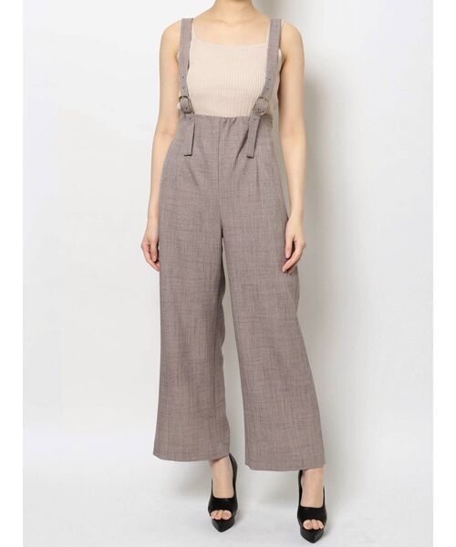 RESEXXY（リゼクシー）の「サスペンダー付ワイドパンツ（その他パンツ・レディース・ブラック/ベージュ/ピンク・FREE）」の10枚目の写真