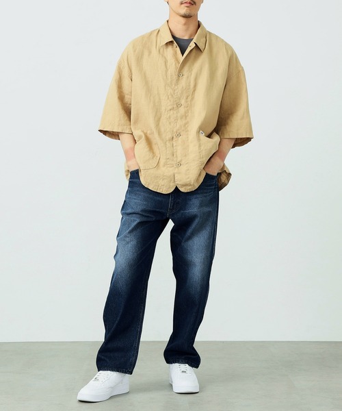 Lee リー ベージュ カバーオール メンズ Lee（リー）の「＜LEE × monkey time＞ COVERALL/カバーオール