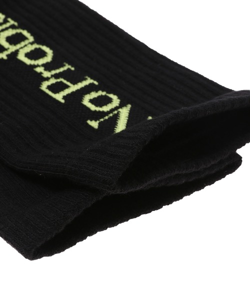 ARIES(アリーズ)の「ARIES No Problemo Socks SSAR00043(ソックス/靴下・レディース・ブラック/ホワイト・M-L)」の4枚目の写真