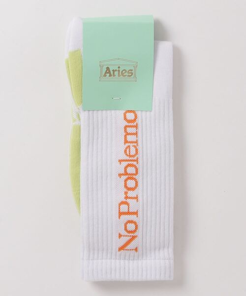 ARIES(アリーズ)の「ARIES No Problemo Socks SSAR00043(ソックス/靴下・レディース・ブラック/ホワイト・M-L)」の6枚目の写真