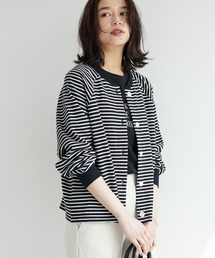 Green　Parks | 先染めボーダーカーディガン(カーディガン/ボレロ)