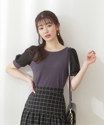 PROPORTION BODY DRESSING | 【美人百花5月号掲載 宇垣美里さん着用商品】シアースリーブリブテレコ / 1212160401(Tシャツ/カットソー)