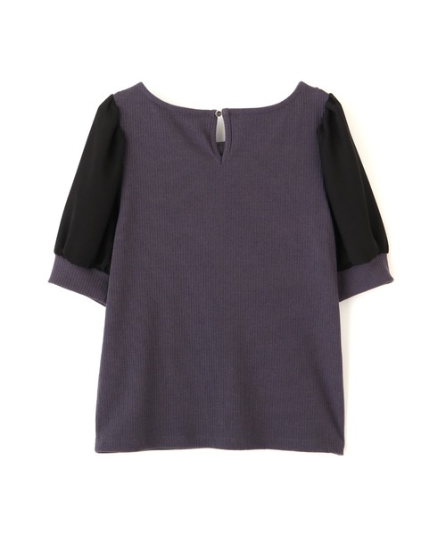 PROPORTION BODY DRESSING（プロポーションボディドレッシング）の「【美人百花5月号掲載 宇垣美里さん着用商品】シアースリーブリブテレコ / 1212160401（Tシャツ/カットソー・レディース・ホワイト系その他/グレー/ダークグレー・MEDIUM/SMALL）」の22枚目の写真