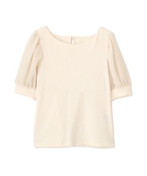 PROPORTION BODY DRESSING（プロポーションボディドレッシング）の「【美人百花5月号掲載 宇垣美里さん着用商品】シアースリーブリブテレコ / 1212160401（Tシャツ/カットソー・レディース・ホワイト系その他/グレー/ダークグレー・MEDIUM/SMALL）」の15枚目の写真