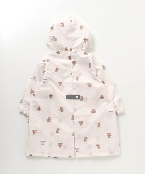 apres les cours（アプレレクール）の「BOY'Sランドコート(くまモチーフ柄・虹柄)（レインコート/ポンチョ・キッズ・ベージュ/アイボリー・110/120/130/100）」の8枚目の写真
