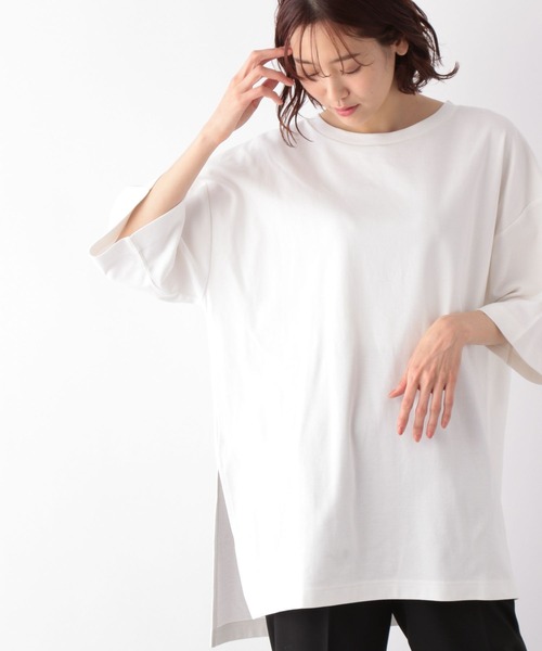 セール】なめらかタッチチュニック/268734（Tシャツ/カットソー
