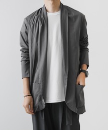 ハイゲージ スムースシルケット ストールカーディガン / HIGH GAUGE SMOOTH SILKET STALL CARDIGAN