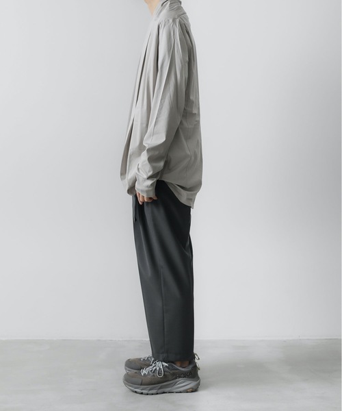 ATTACHMENT（アタッチメント）の「ハイゲージ スムースシルケット ストールカーディガン / HIGH GAUGE SMOOTH SILKET STALL CARDIGAN（カーディガン/ボレロ・メンズ・ライトグレー/ブラック/ベージュ/グレー系その他・1/2/4/3/5）」の12枚目の写真