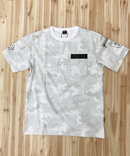 AVIREX アヴィレックス 半袖 ファティーグ Tシャツ 綿100% AVIREX アヴィレックス 半袖 ファティーグ Tシャツ 綿100