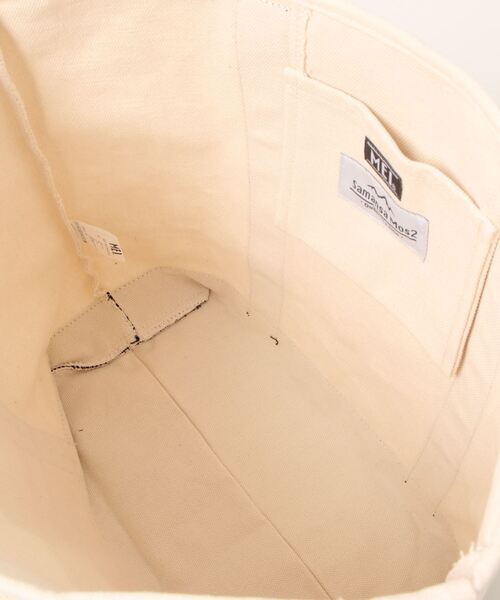 Samansa Mos2(サマンサ モスモス)の「【MEI×Samansa Mos2】キャンバストートバッグ(トートバッグ・レディース・ブラック/ベージュ・フリ-)」の7枚目の写真