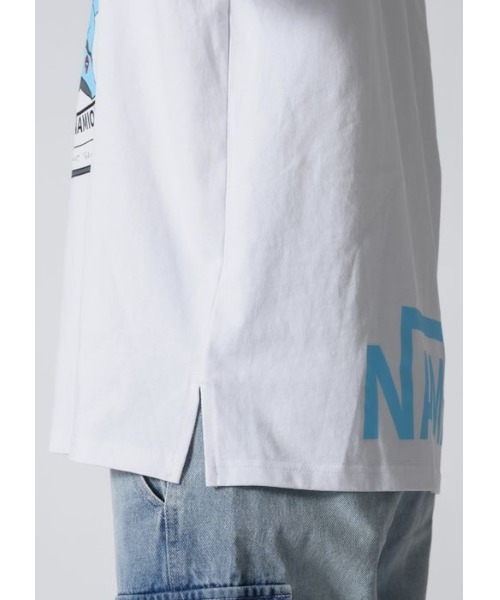 RE730(アールイーセブンサーティー)の「RE730 スニカーをはいたなみおくん(Tシャツ/カットソー・メンズ・ブラック/オフホワイト・MEDIUM/LARGE/X-LARGE)」の16枚目の写真