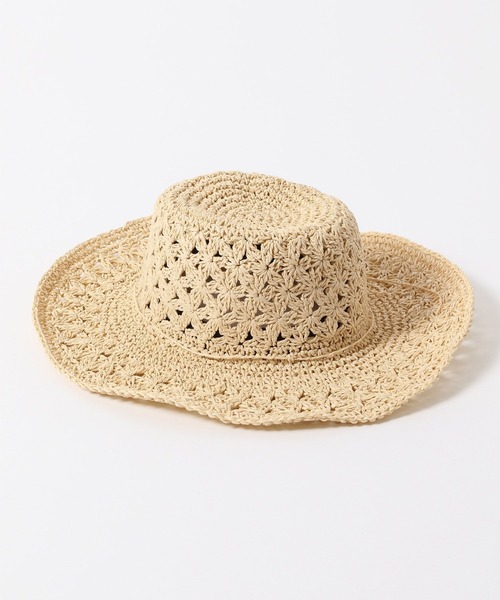 Me%(ミィパーセント)の「ツバヒロペーパーHAT(ハット・レディース・ベージュ/ブラウン・FREE)」の11枚目の写真