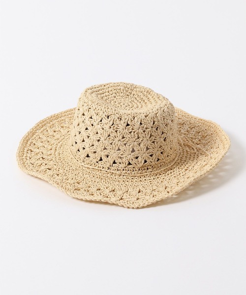 Me%(ミィパーセント)の「ツバヒロペーパーHAT(ハット・レディース・ベージュ/ブラウン・FREE)」の12枚目の写真