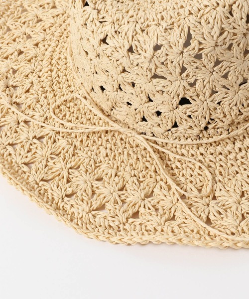 Me%(ミィパーセント)の「ツバヒロペーパーHAT(ハット・レディース・ベージュ/ブラウン・FREE)」の16枚目の写真