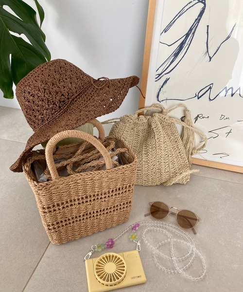 Me%(ミィパーセント)の「ツバヒロペーパーHAT(ハット・レディース・ベージュ/ブラウン・FREE)」の21枚目の写真