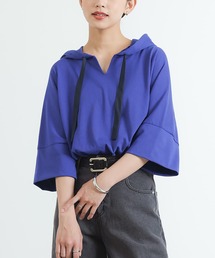 n'OrLABEL | 『ゆるラフキーネックパーカー』(Tシャツ/カットソー)